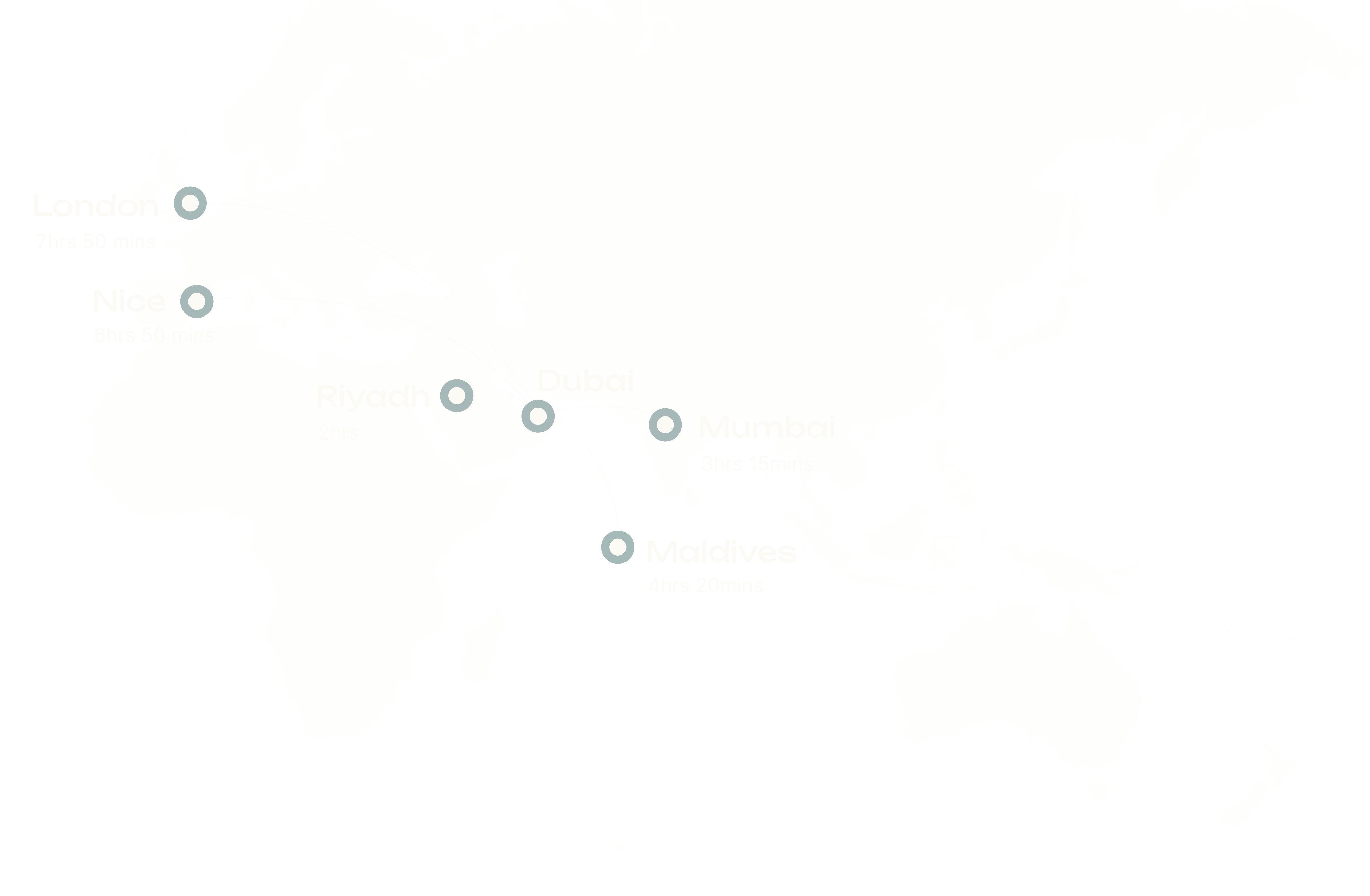 Private jet charter to Dubai