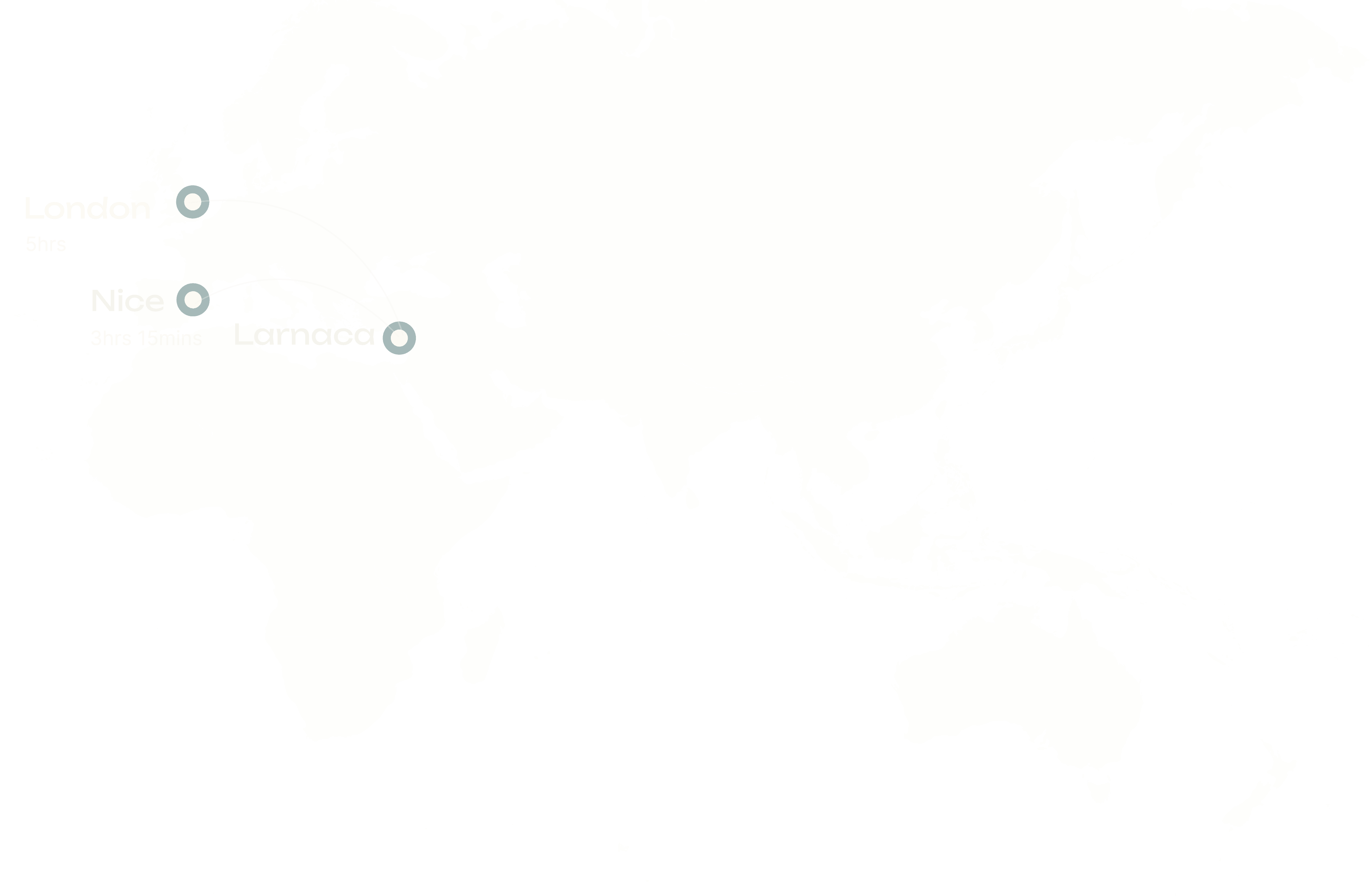 Private jet charter to Larnaca